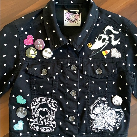 DIY “Nightmare Before Christmas” Punk Jacket - Picture 2 of 11